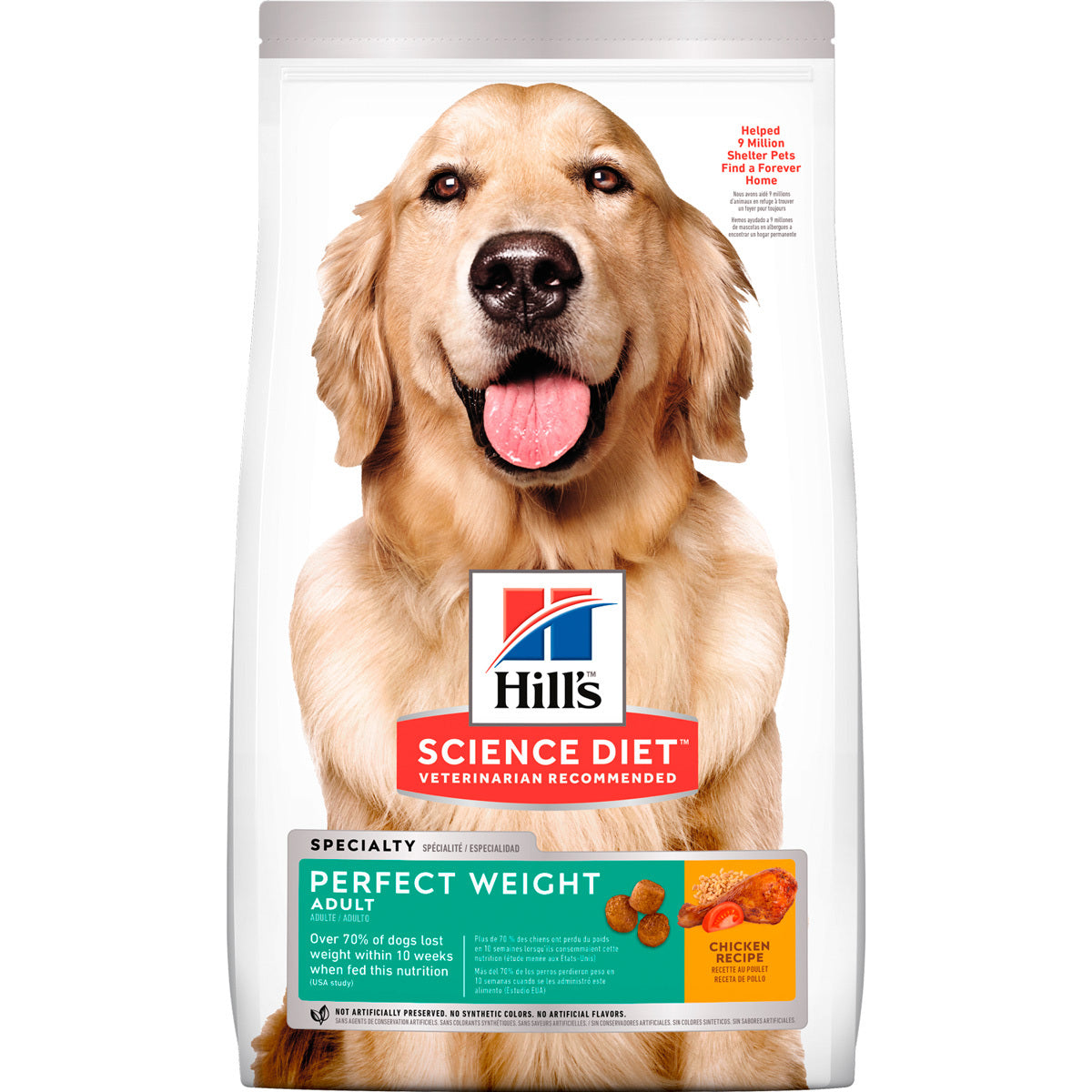 Hill's Perfect Weight Perro Adulto Reducción de Peso Science Diet Hill's Perfect Weight Perro Adulto Reducción de Peso Science Diet